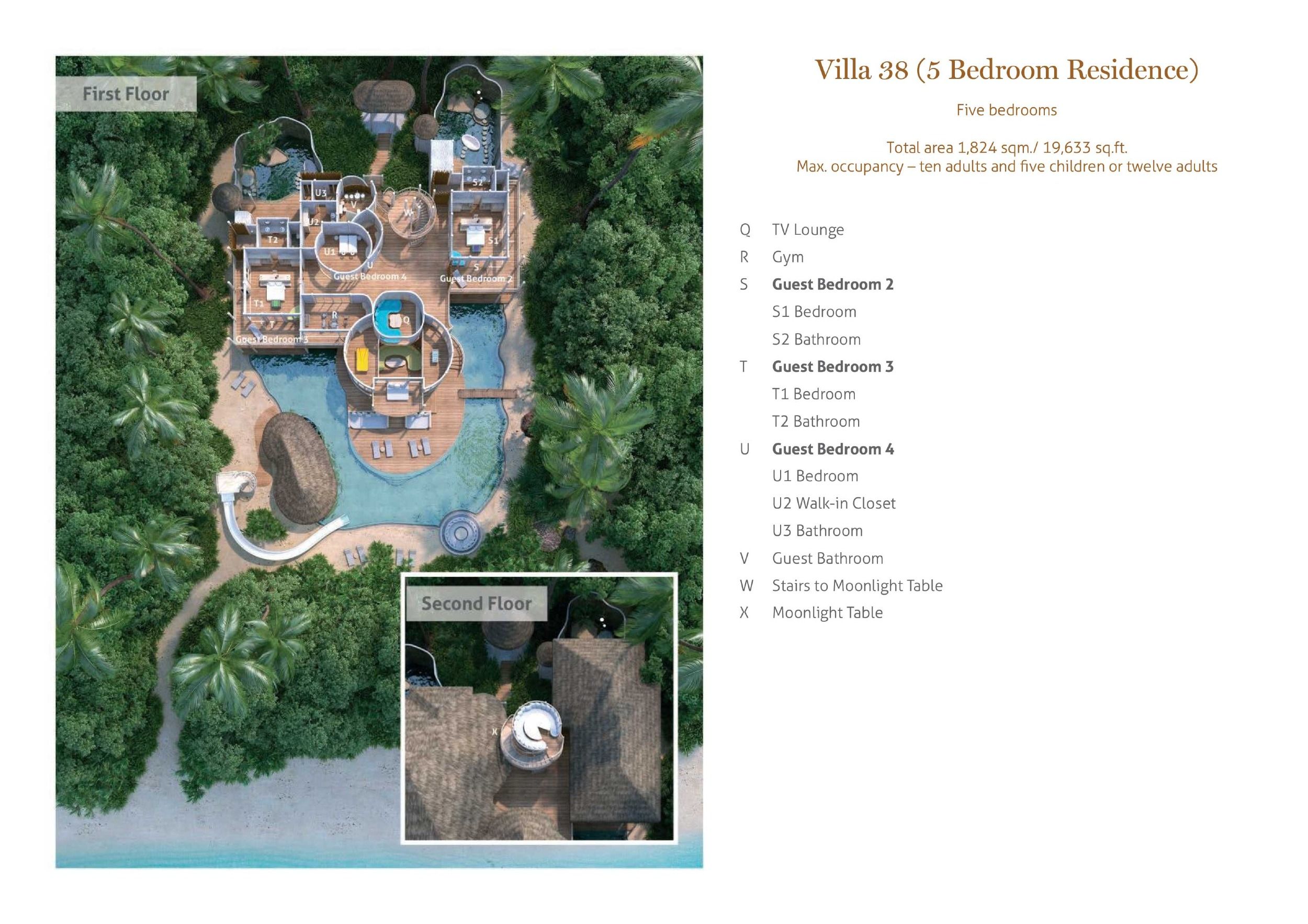 Villa 38 - Residence With Pool - Five Bedroom