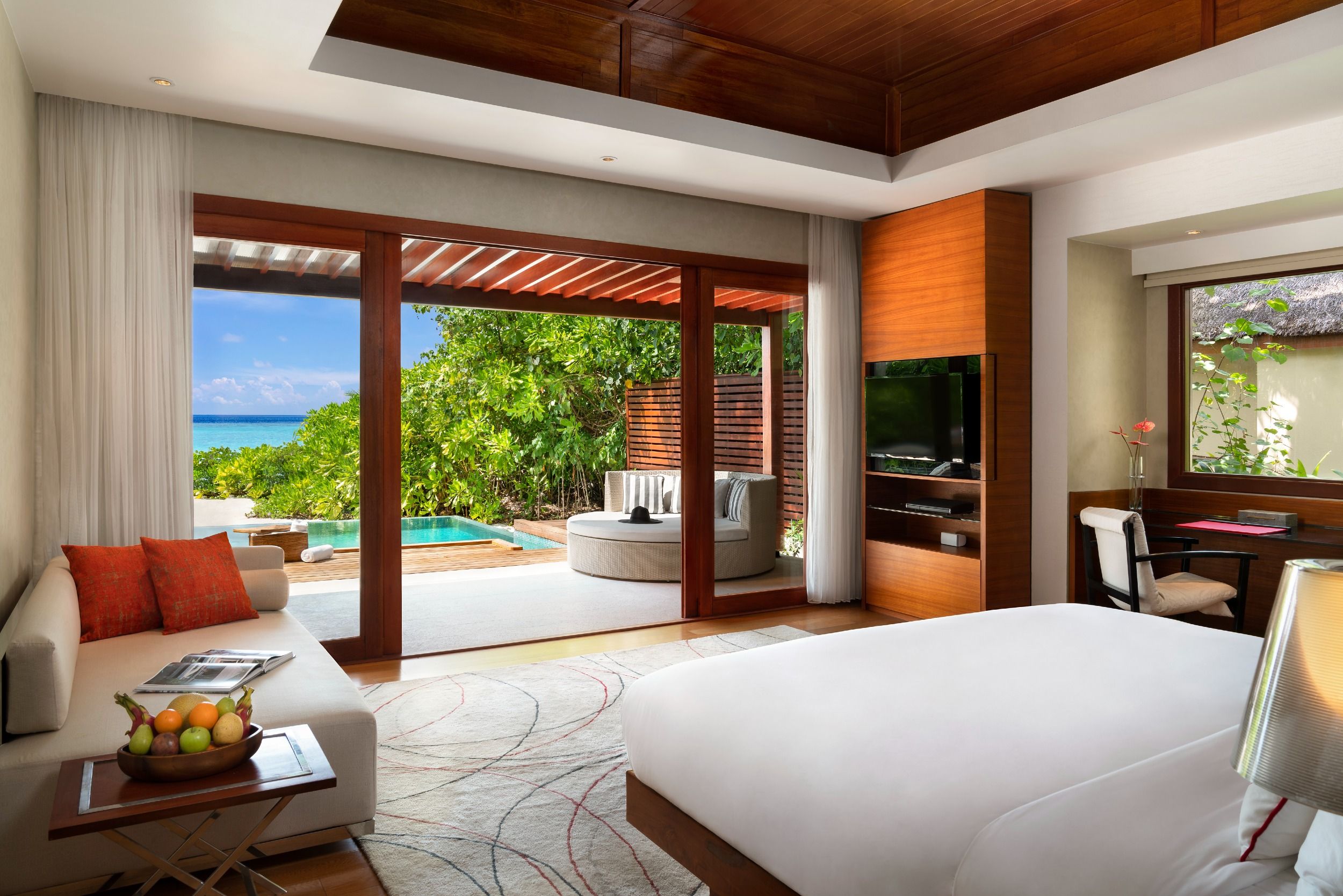 Deluxe Family Beach Pool Villa Bedroom 