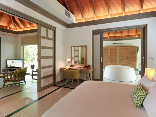 Deluxe Beach Villa with Family Private Pool - JA Manafaru Maldives