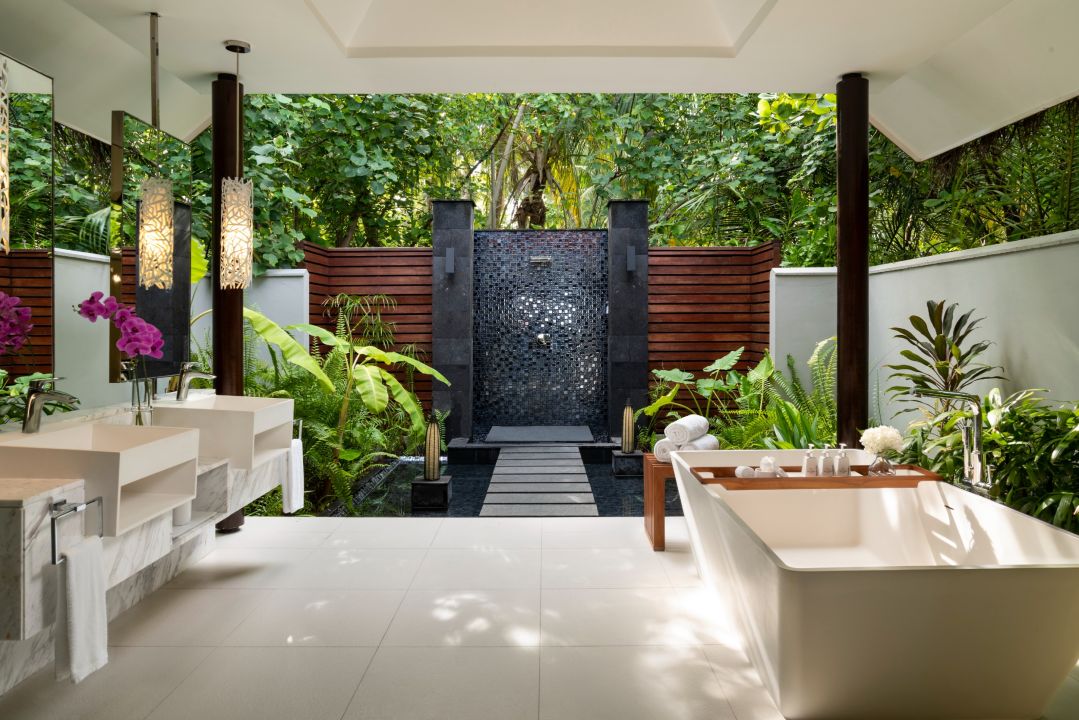 Deluxe Beach Pool Villa Bathroom Niyama Maldives