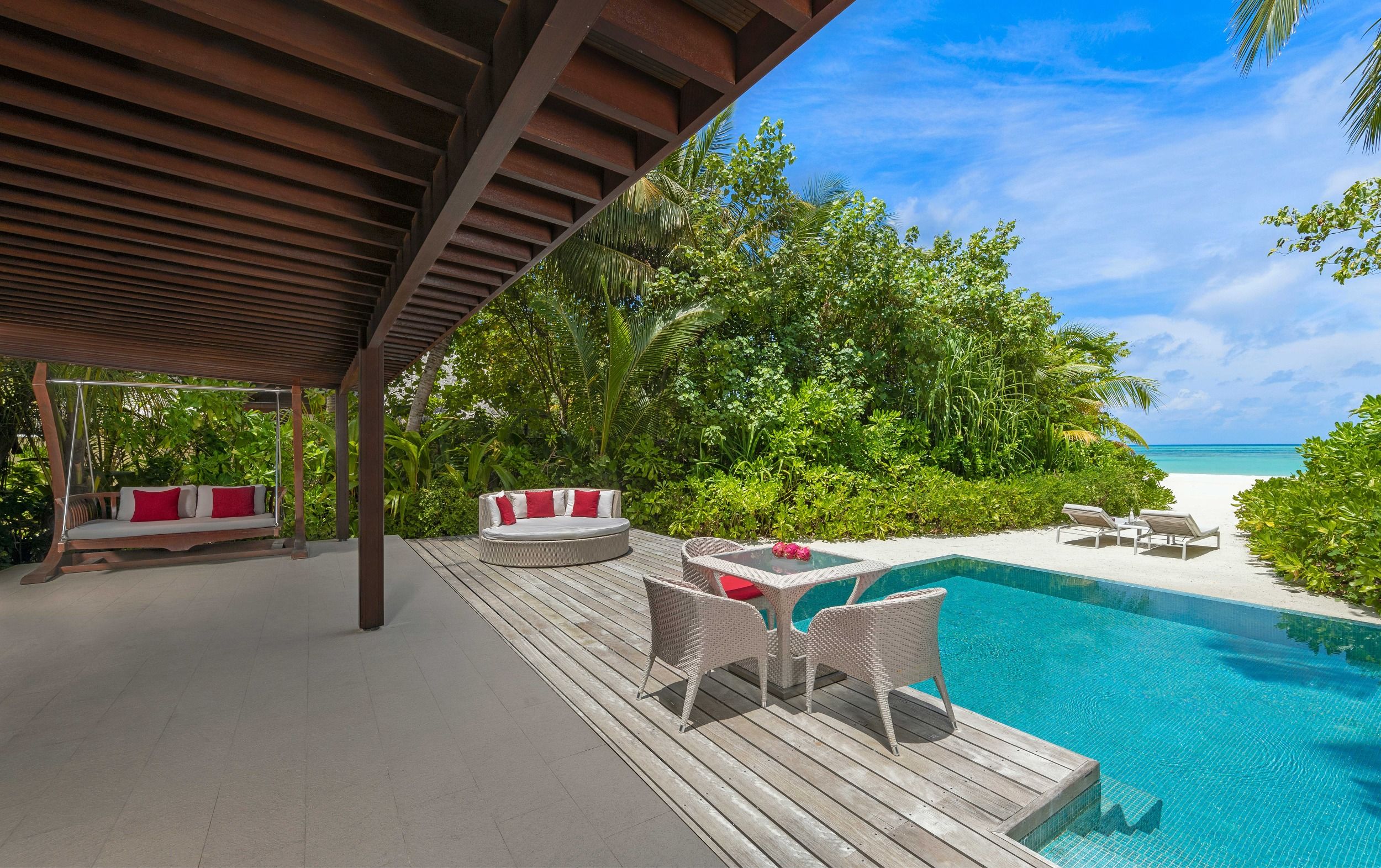 Family Beach Pool Villa Terrace 
