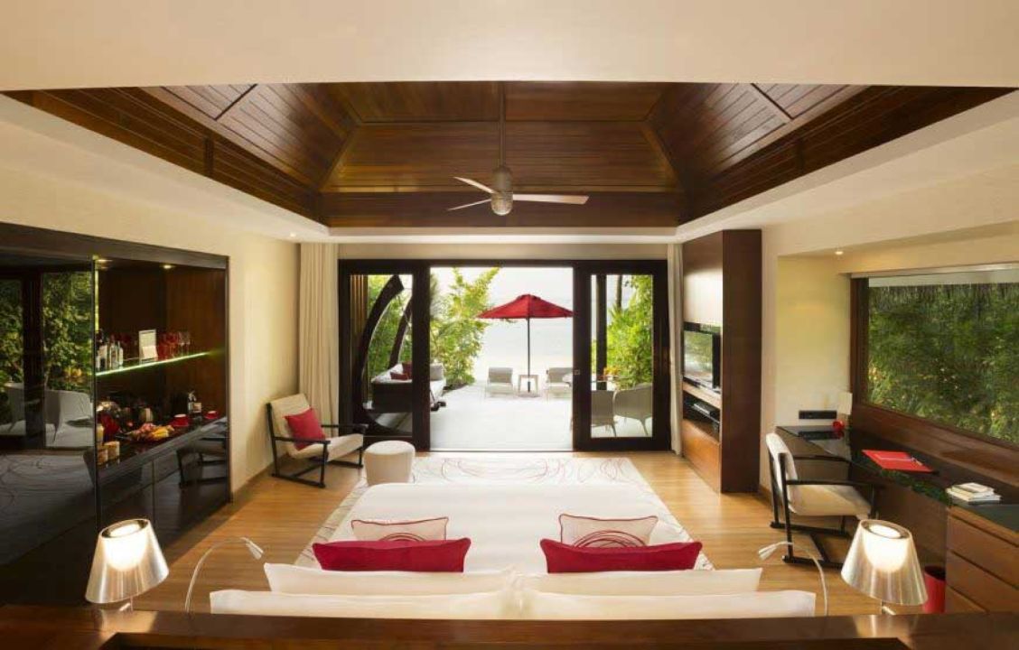 Deluxe Beach Villa Bedroom Niyama Maldives