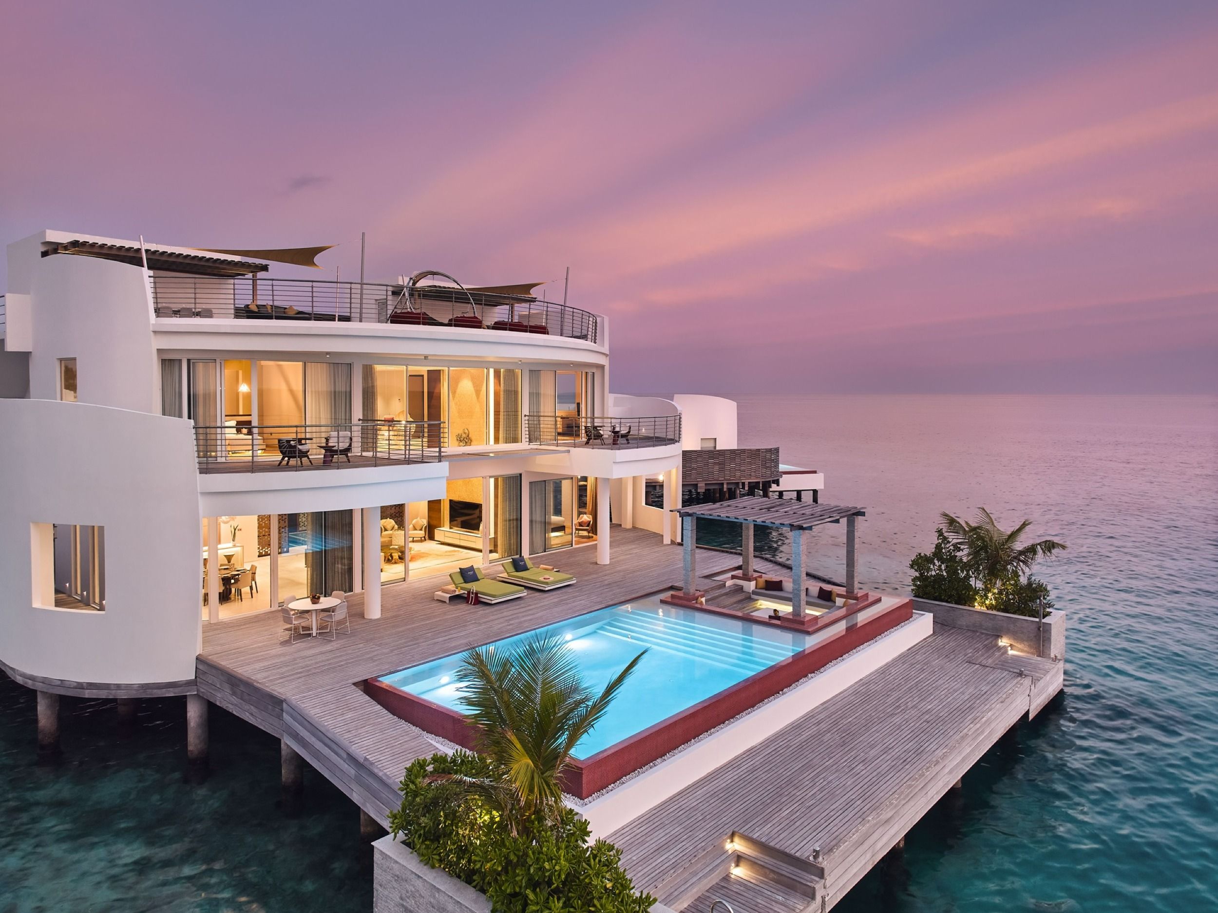 Three Bedroom Olhahali Water Retreat with Pool - Jumeirah Maldives Olhahali Island
