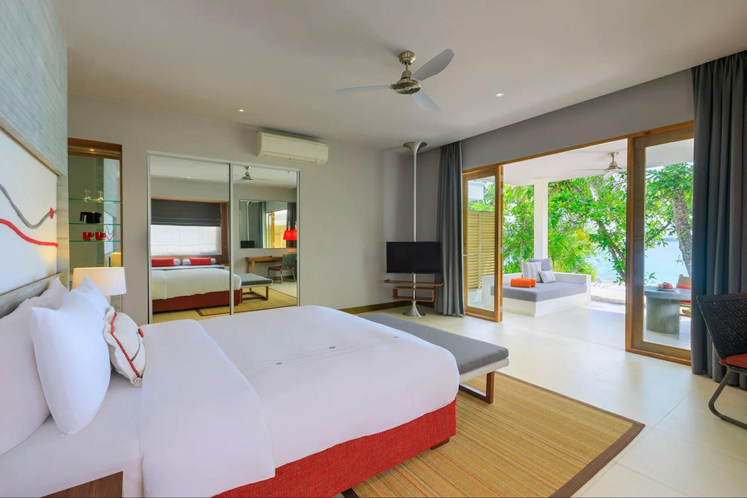 Beach Villa with Garden Pool Living