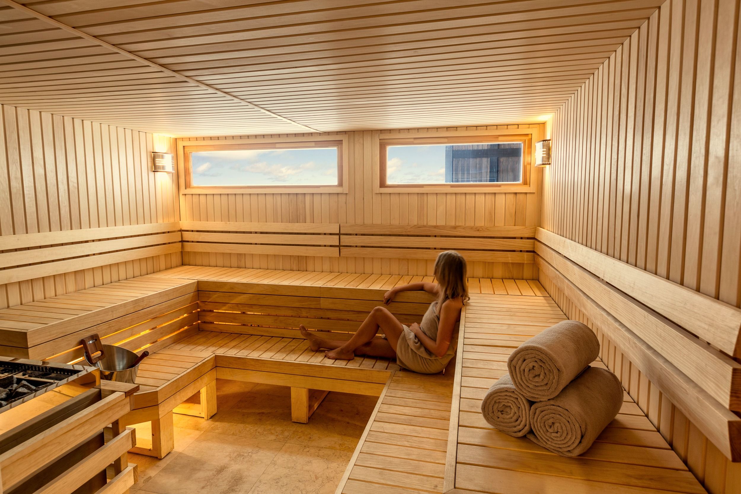 Sauna at Sulha Spa with Mode