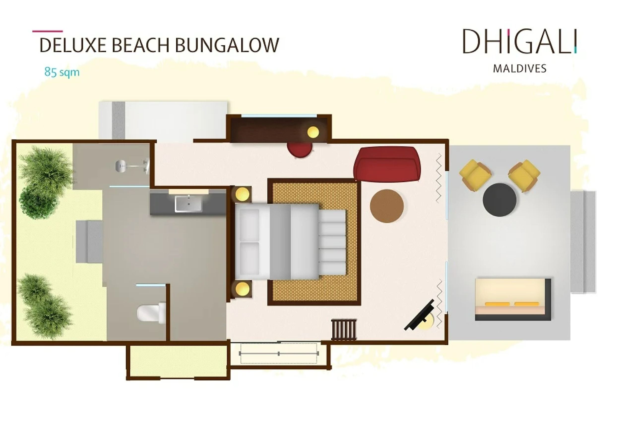 Deluxe Beach Bungalow - Dhigali Maldives