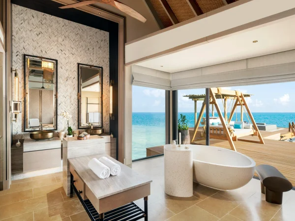 Two Bedroom Reef Villa with Pool - Waldorf Astoria Maldives Ithaafushi