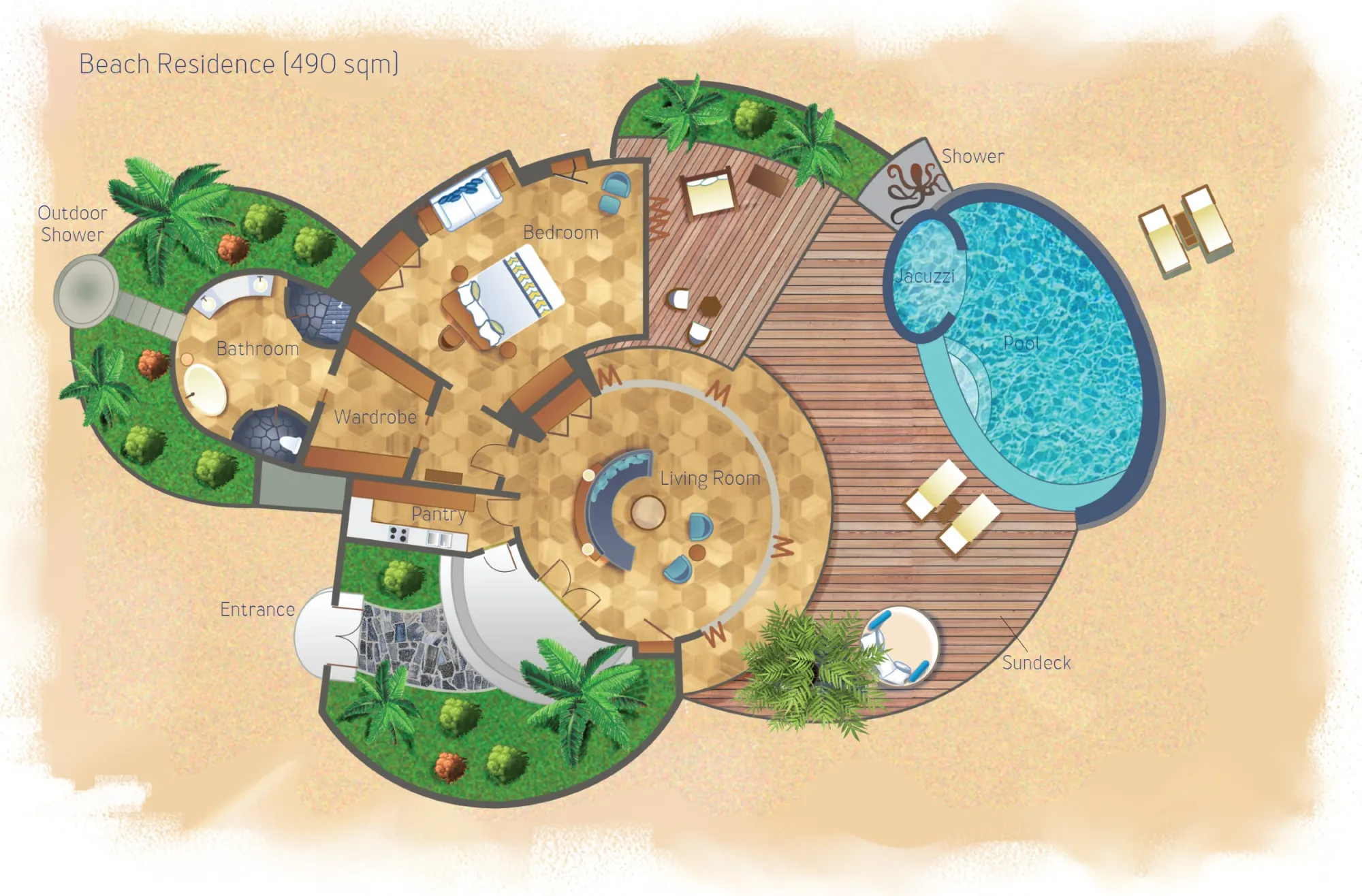 Beach Residence with Private Pool - Milaidhoo Maldives