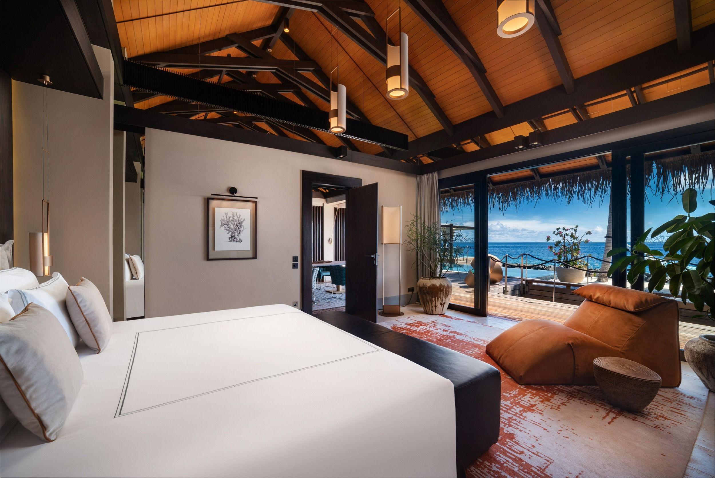 Romantic Pool Residence 1 Bedroom master bedroom