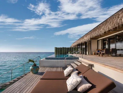Sunset Deluxe Water Pool Villa - Deck - Velaa Private Island Maldives