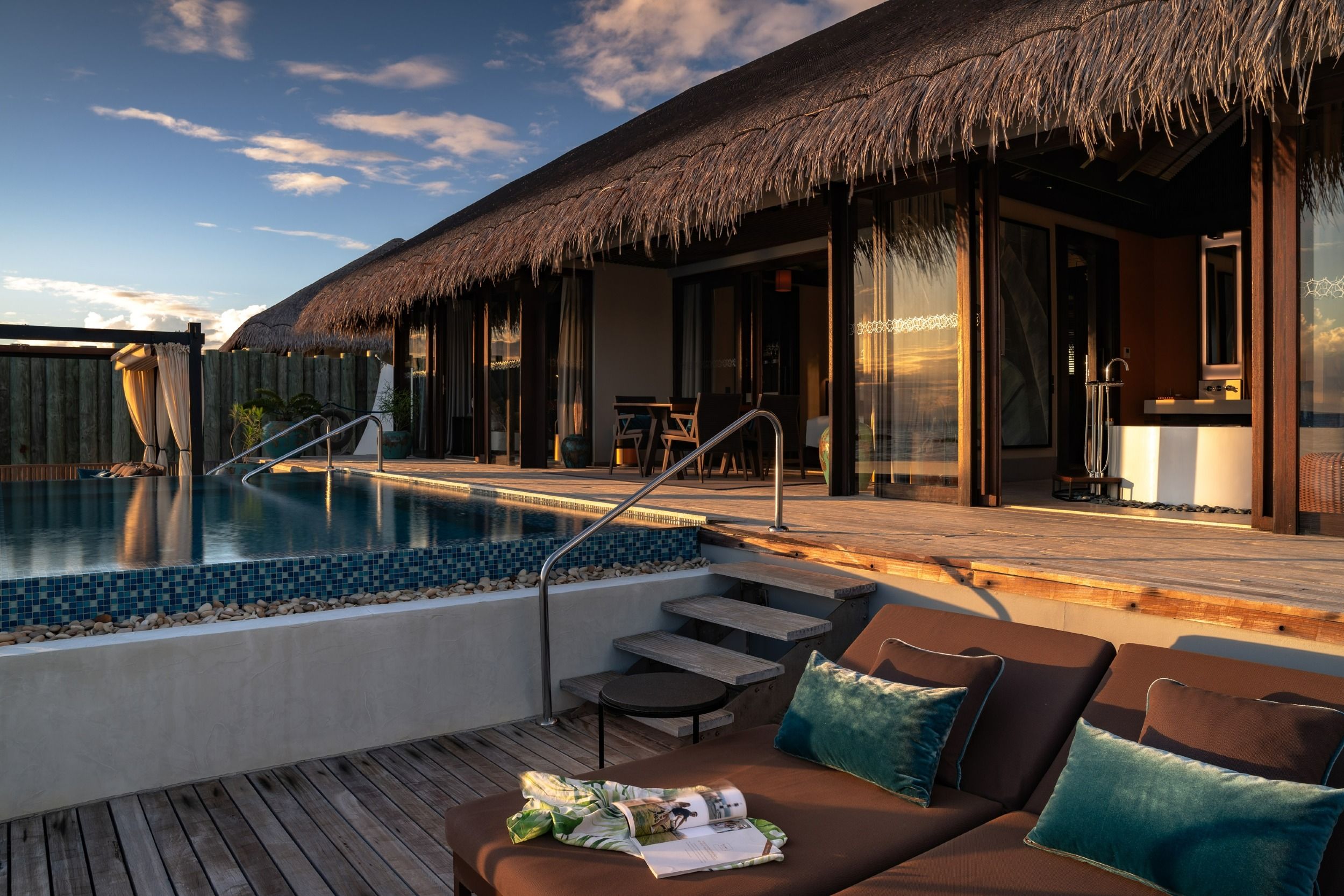 Sunrise Water Pool Villa - Deck - Velaa Private Island Maldives