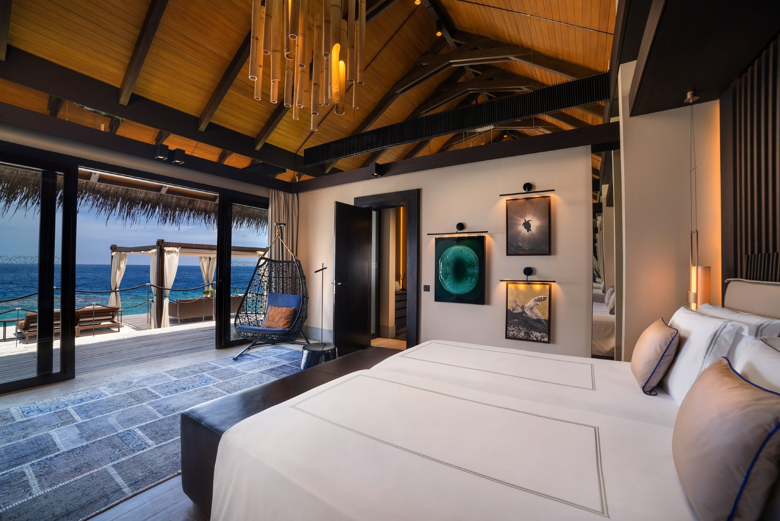Ocean Pool House - bedroom - Velaa Private Island Maldives