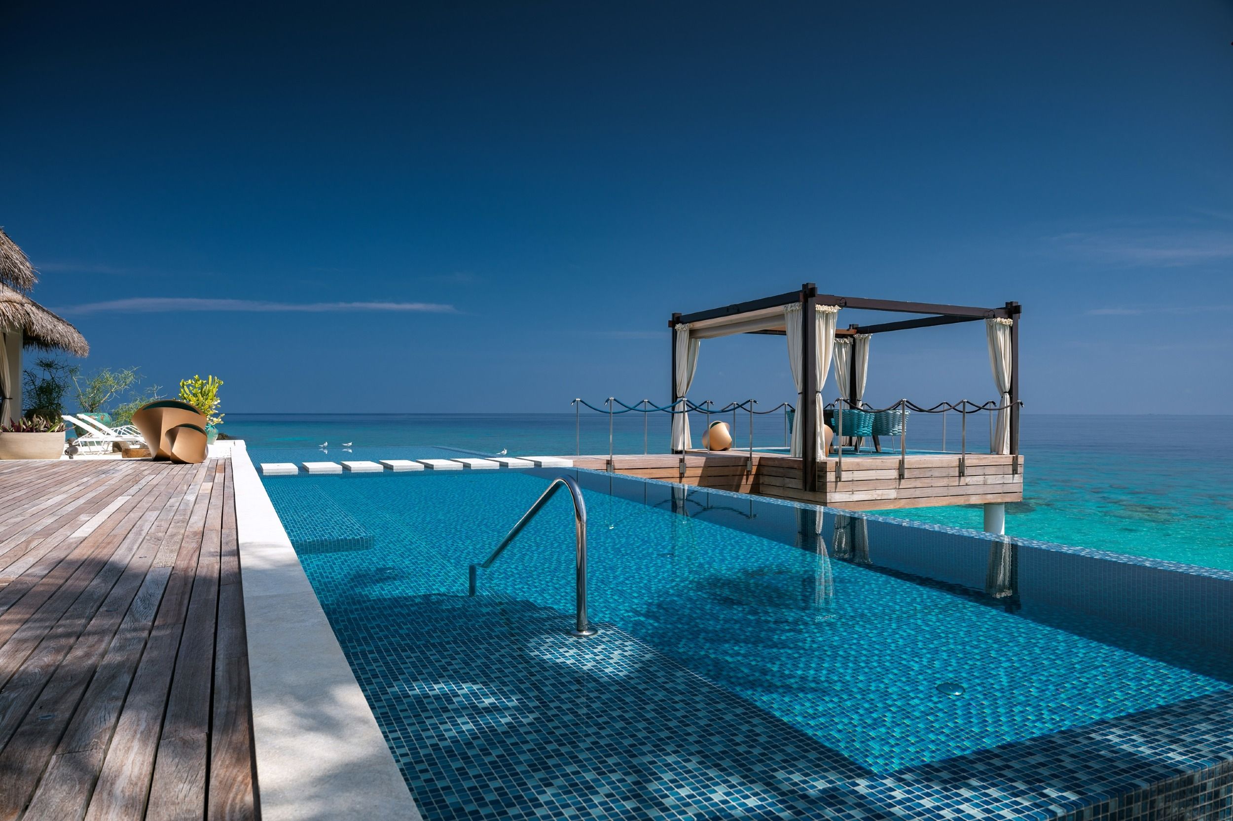 Romantic Pool Residence  cabana  pool 