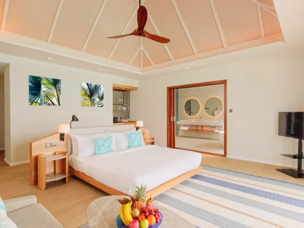 Water Villa with Jacuzzi - Bedroom - Nova Maldives