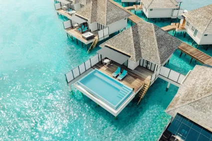 Water Villa with Pool - Exterior View - Nova Maldives