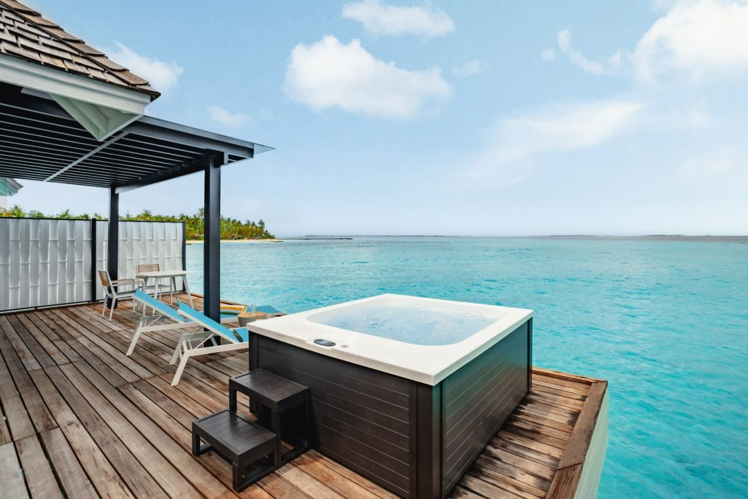 Water Villa with Jacuzzi - Exterior Jacuzzi - Nova Maldives