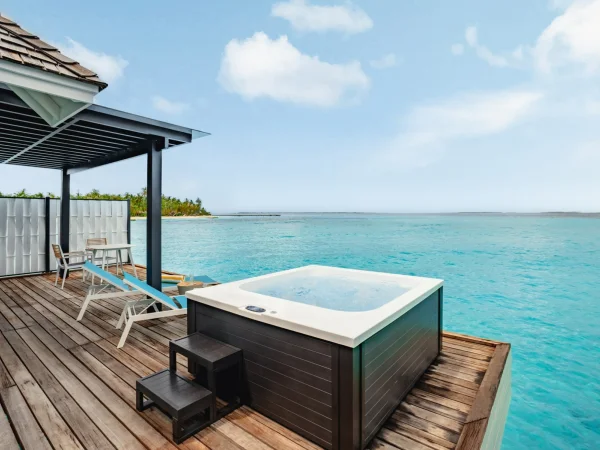 Water Villa with Jacuzzi - Exterior Jacuzzi - Nova Maldives