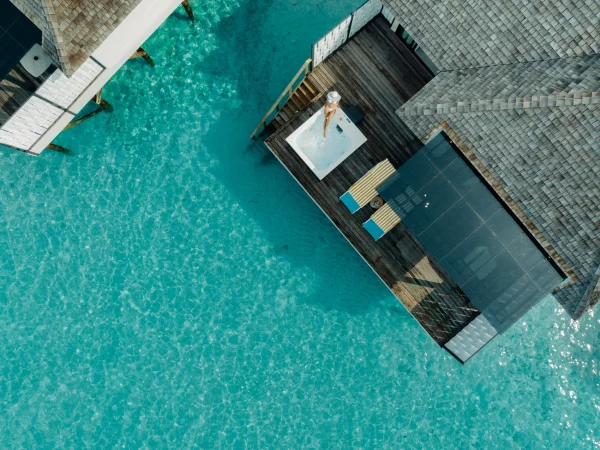 Water Villa with Jacuzzi - Aerial view - Nova Maldives