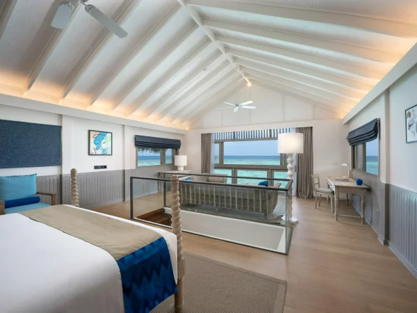 Duplex Lagoon Pool Villa - Bedroom - Cora Cora Resort Maldives
