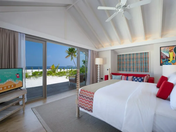 Beach Pool Suite - Bedroom - Cora Cora Resort Maldives
