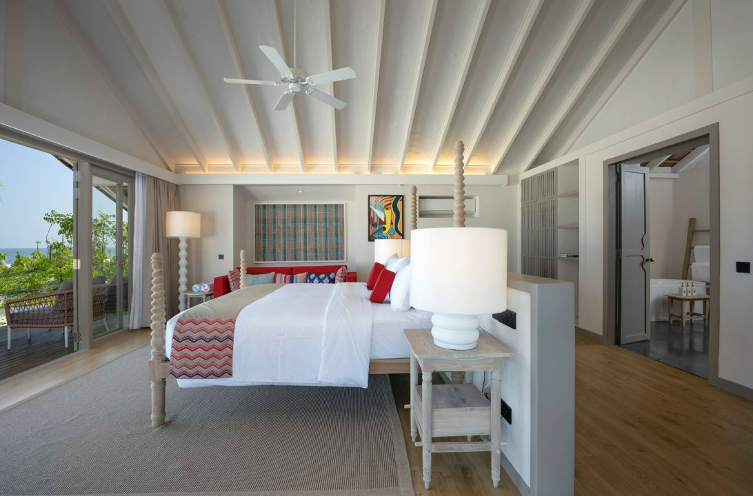 Beach Pool Suite - Bedroom - Cora Cora Resort Maldives