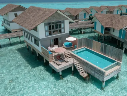 Duplex Lagoon Pool Villa -  Exterior view - Cora Cora Resort Maldives