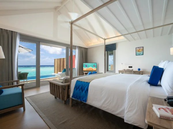 Lagoon Pool Villa - Bedroom - Cora Cora Resort Maldives