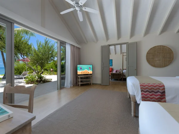 Two Bedroom Family Beach Villa - Twin beds - Cora Cora Resort Maldives
