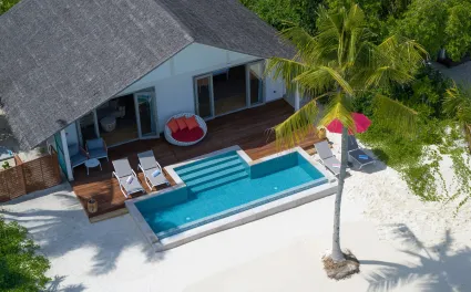 Two Bedroom Family Beach Pool Villa - Exterior View - Cora Cora Resort Maldives