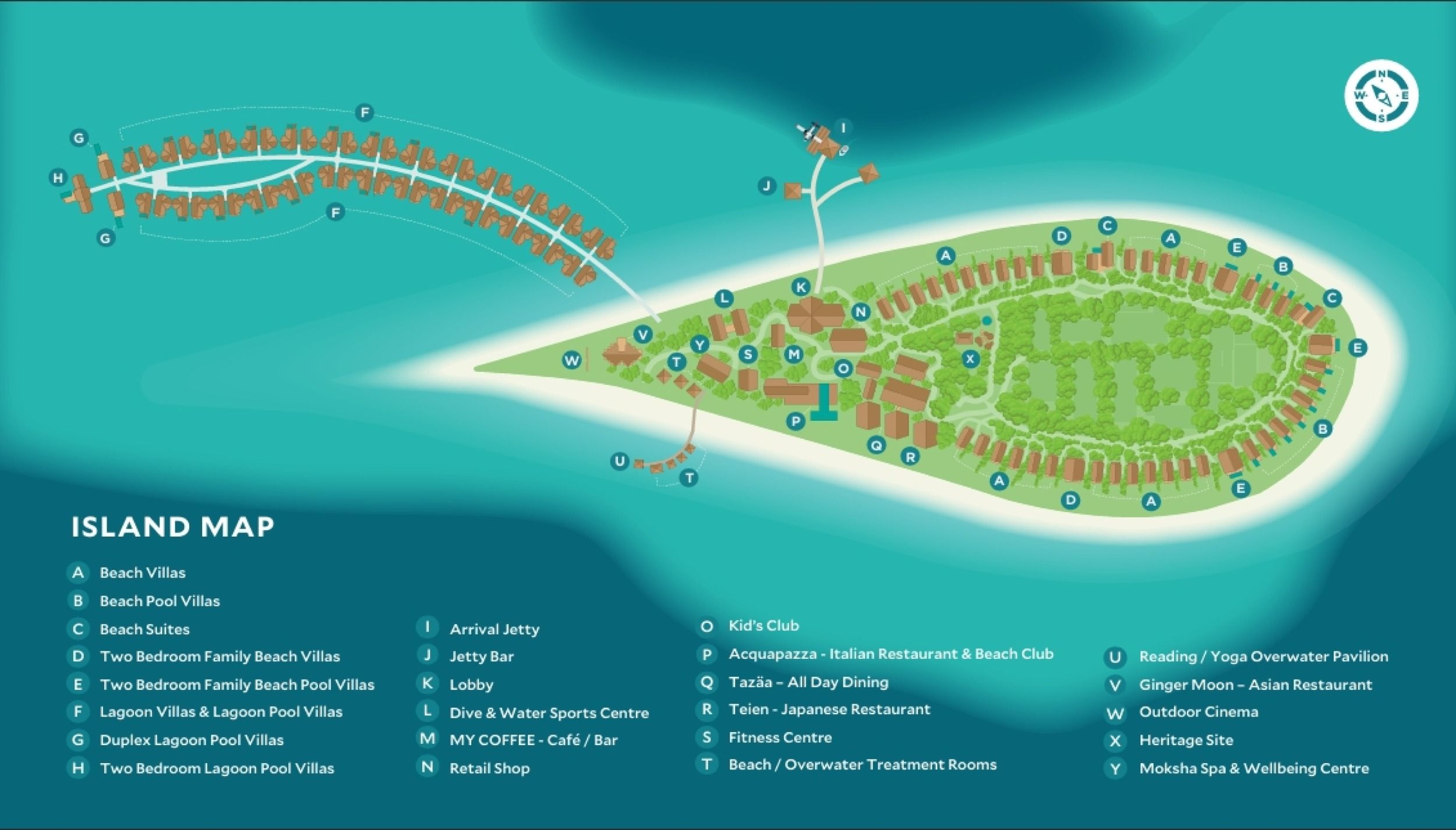 Cora Cora Resort Maldives - Map
