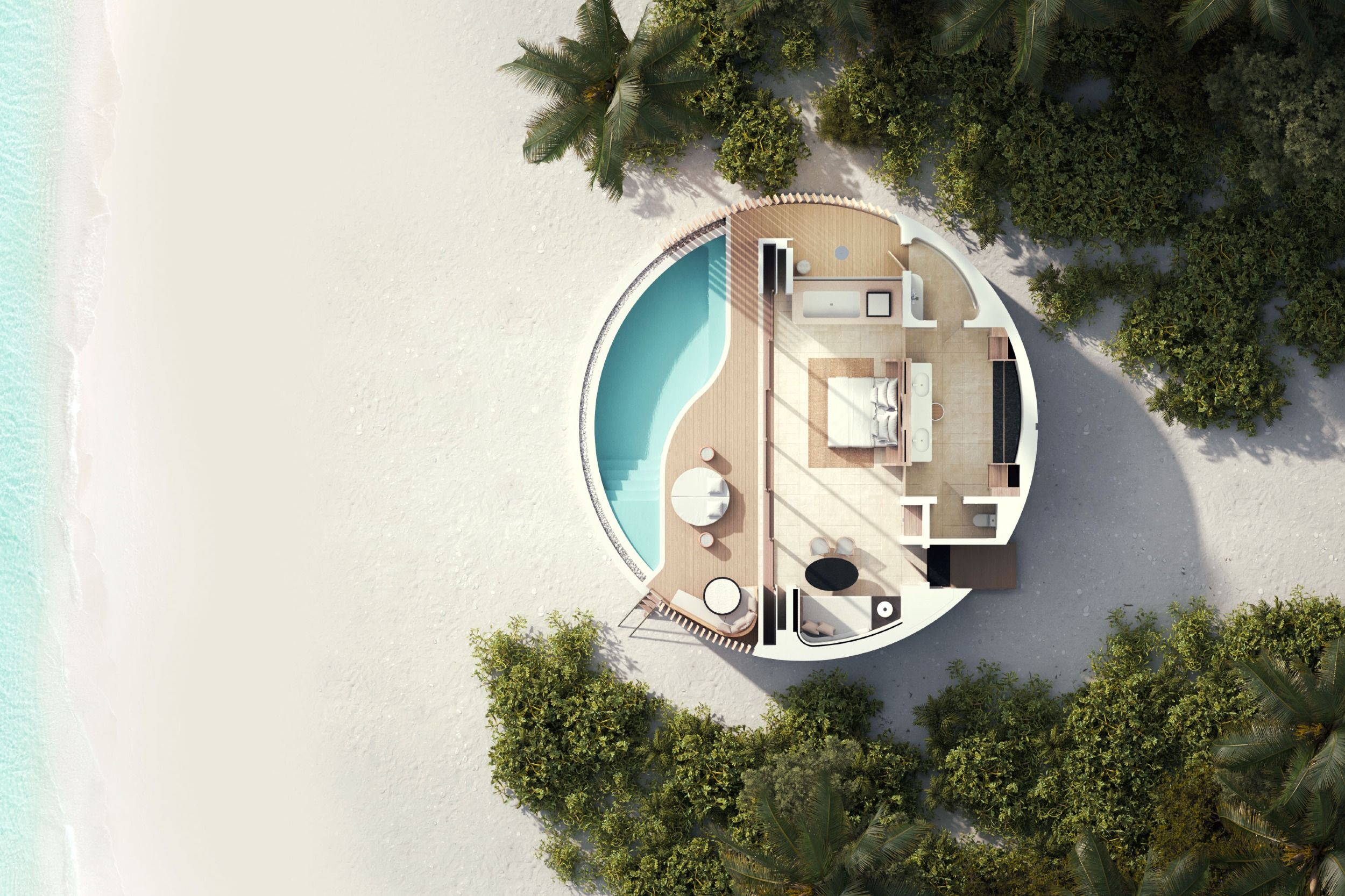 Beach Pool Villa The Ritz Carlton Maldives