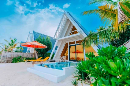 Bodu Haruge Beach Villa with Private Pool Interior