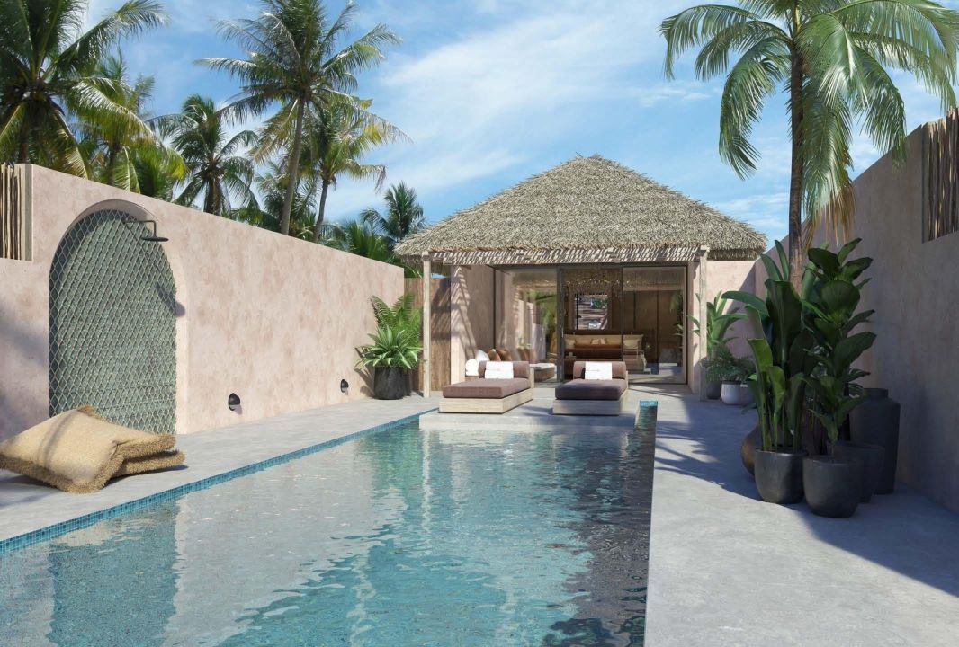 Deluxe Beach Pool Villa - Pool - Villa Haven Resort Maldives