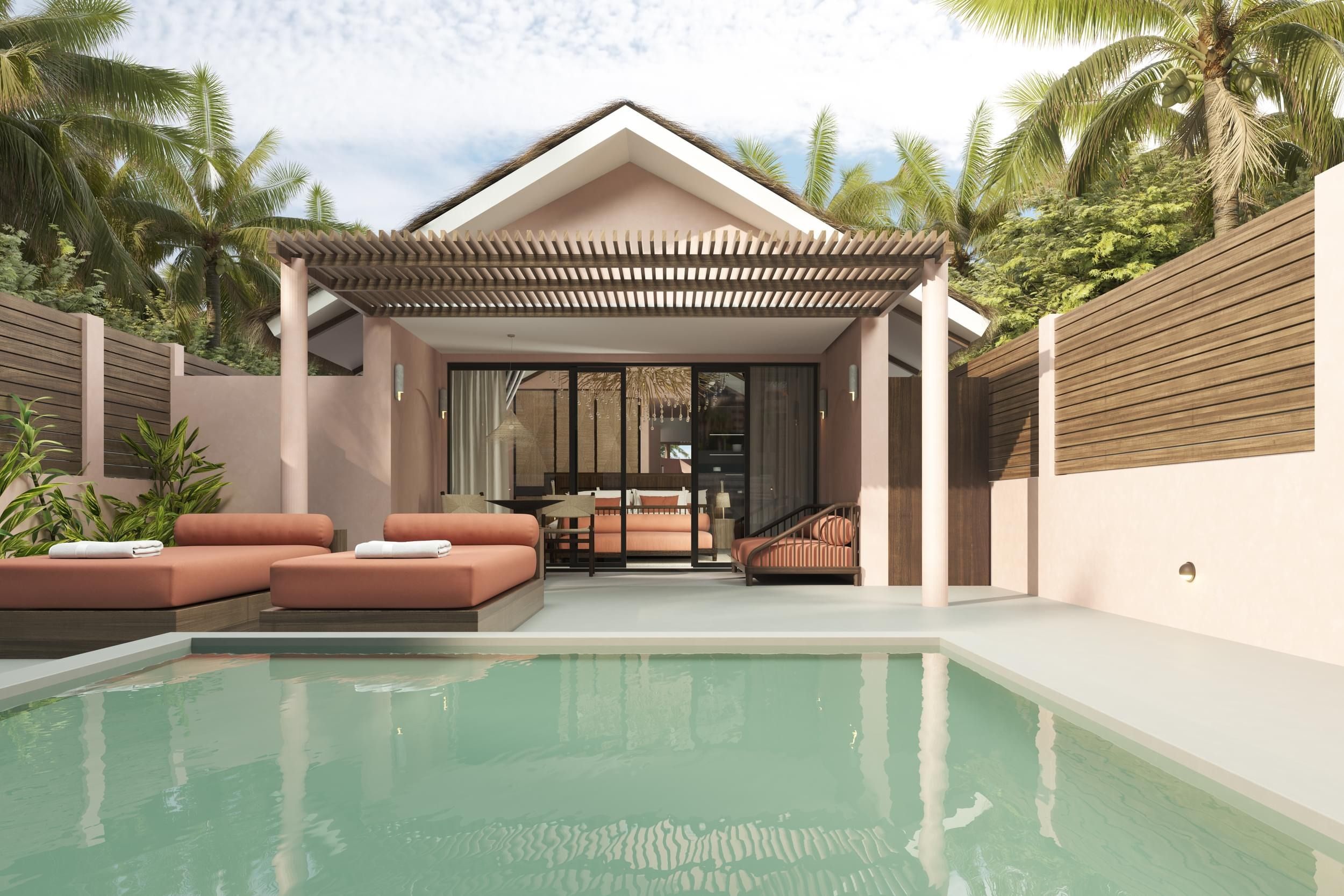 Beach Pool Villa - Pool View - Villa Haven Maldives