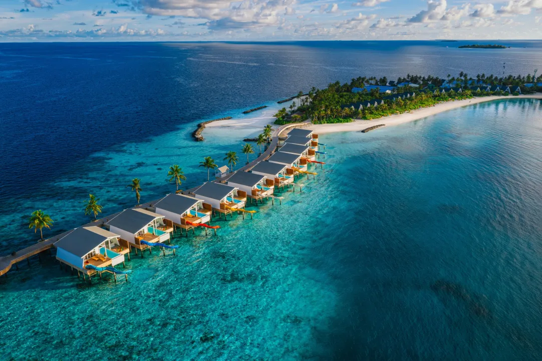 Oaga Art Resort Maldives - Greatest All Inclusive Areal View Photo