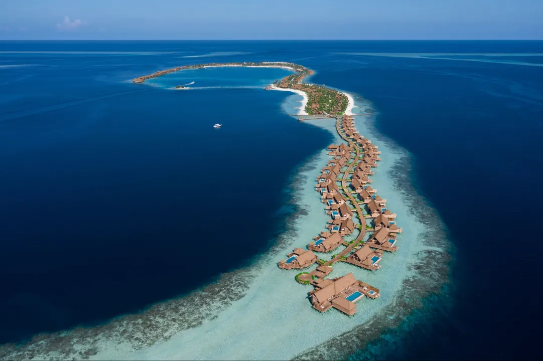 Waldorf Astoria Maldives Areal Photo