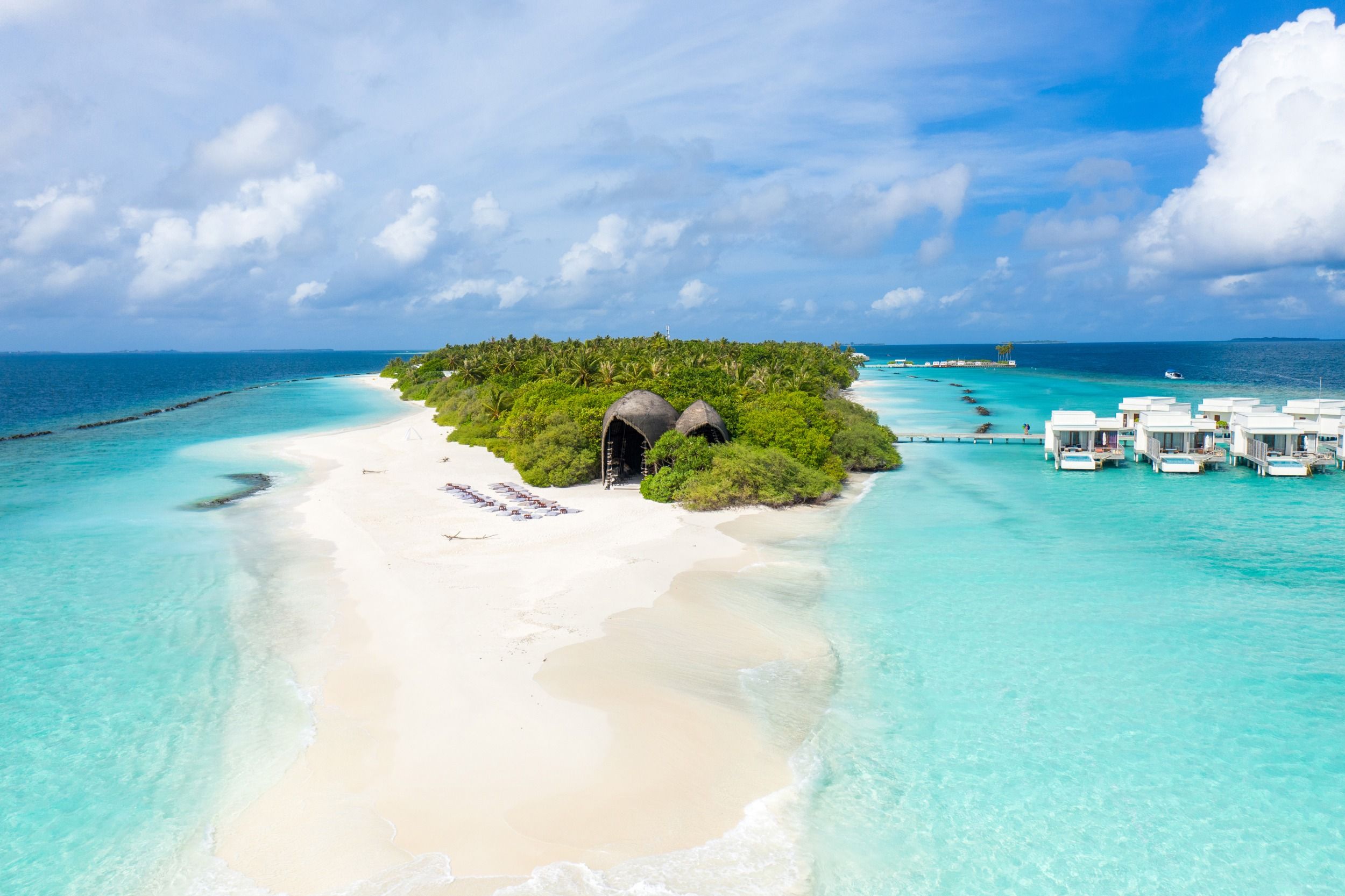 Dhigali Maldives Island View 