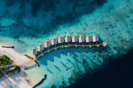 Odi Water Villa with Private Pool Aerial View