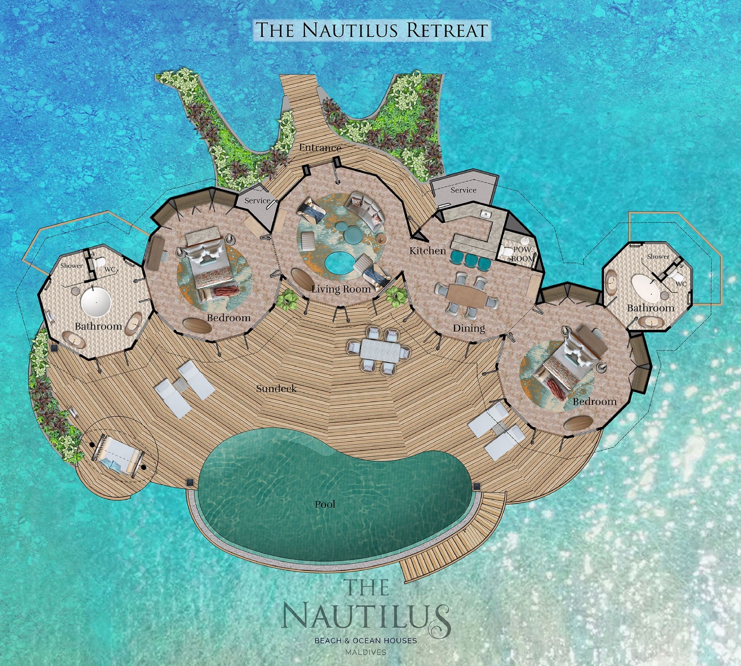 The Nautilus Maldives - The Nautilus Retreat - Floor Plan