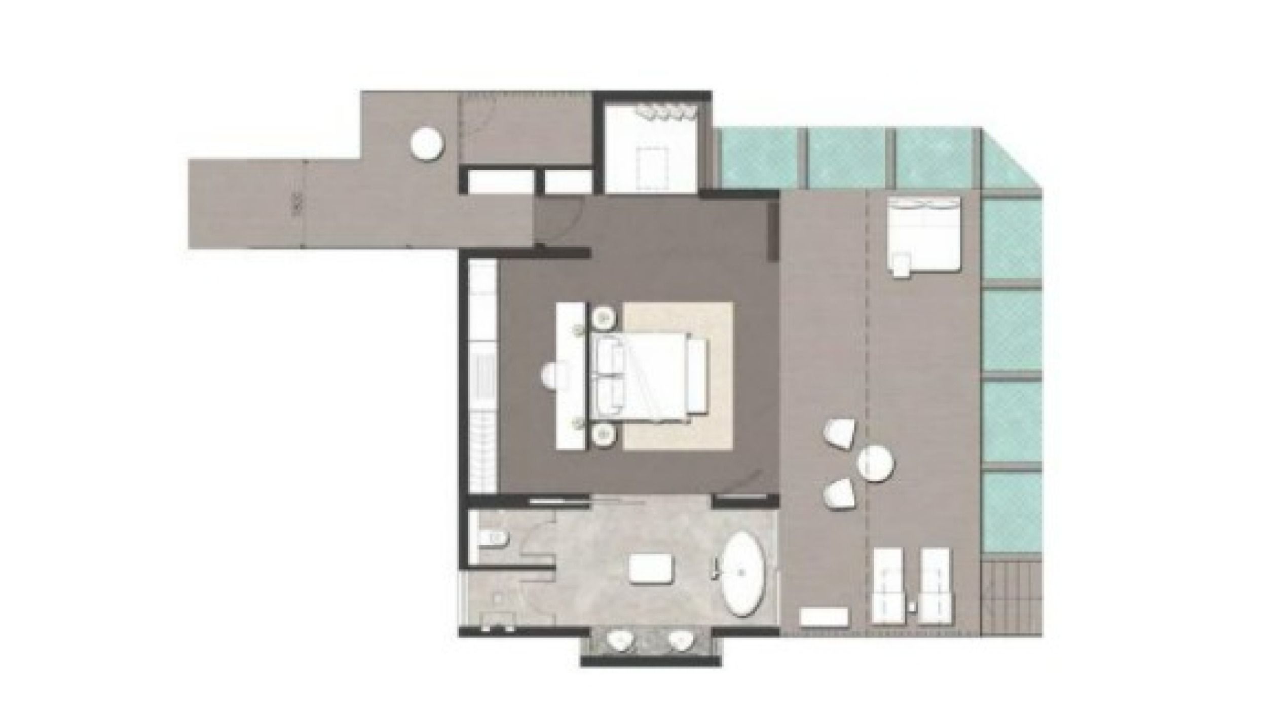 Water Villa Floor Plan