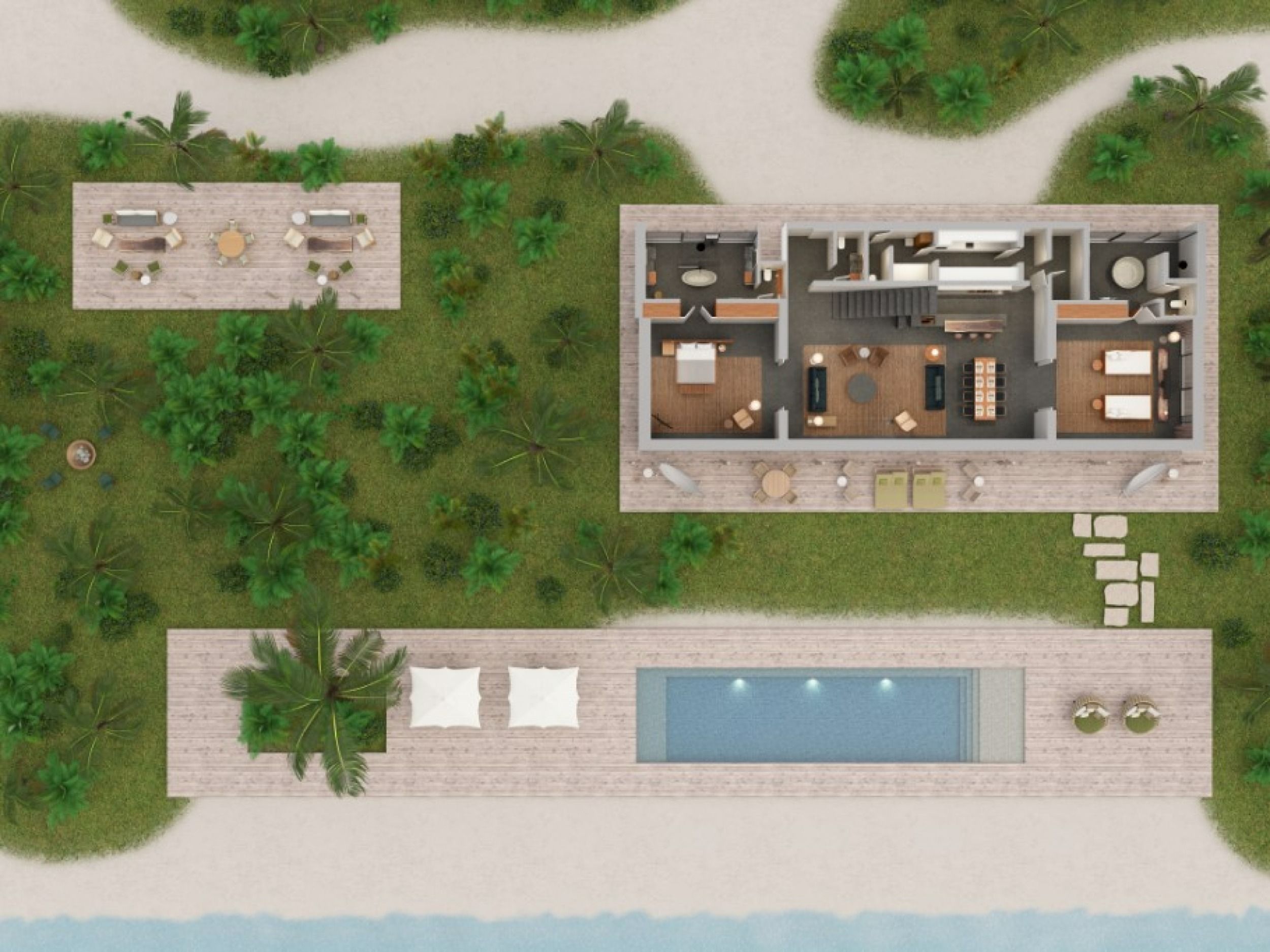 The Beach House Floor plan