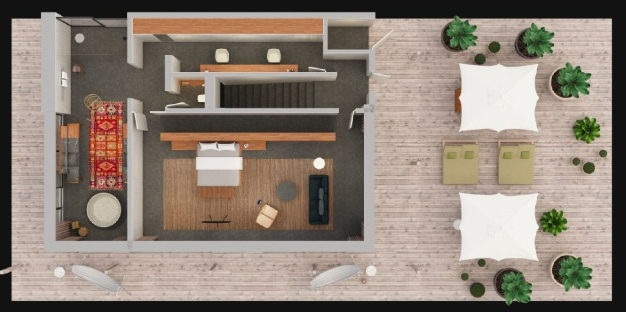 The Beach House Floor plan