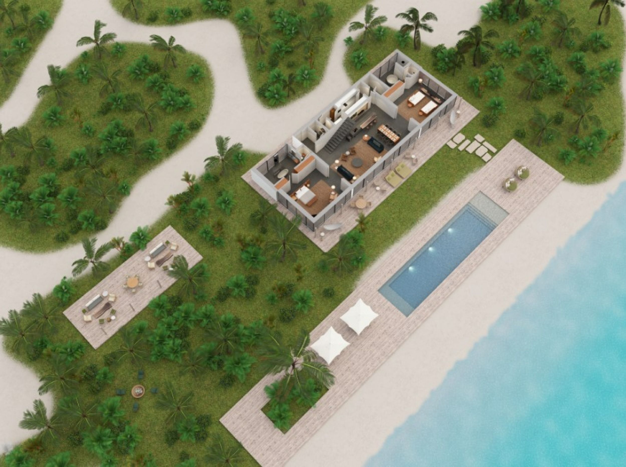 The Beach House Floor plan