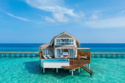 JW Marriot Maldives Duplex Overwater Pool Villa