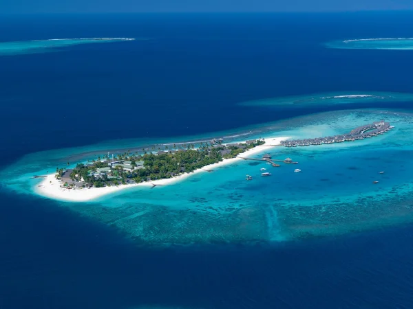 Cora Cora Resort Maldives Areial View Photo