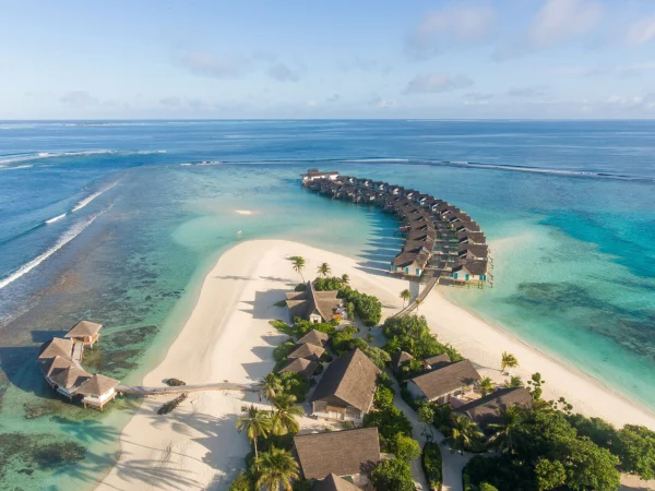 Cora Cora Resort Maldives Water Villa Areial View Photo