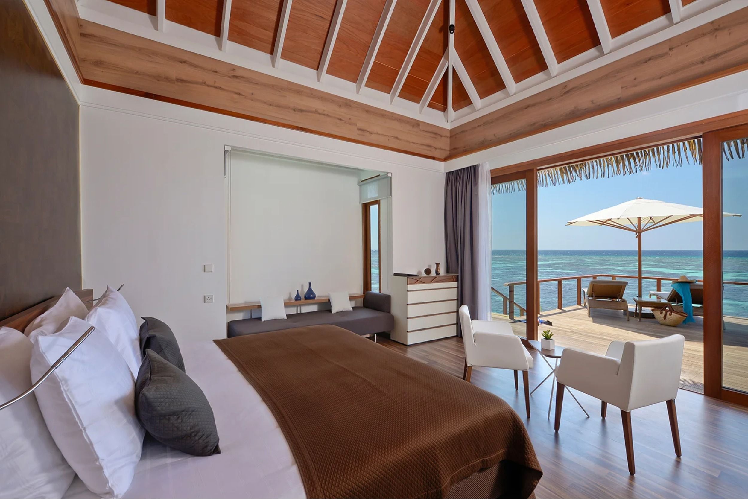 Ocean Villa - Bedroom - Kandolhu Maldives