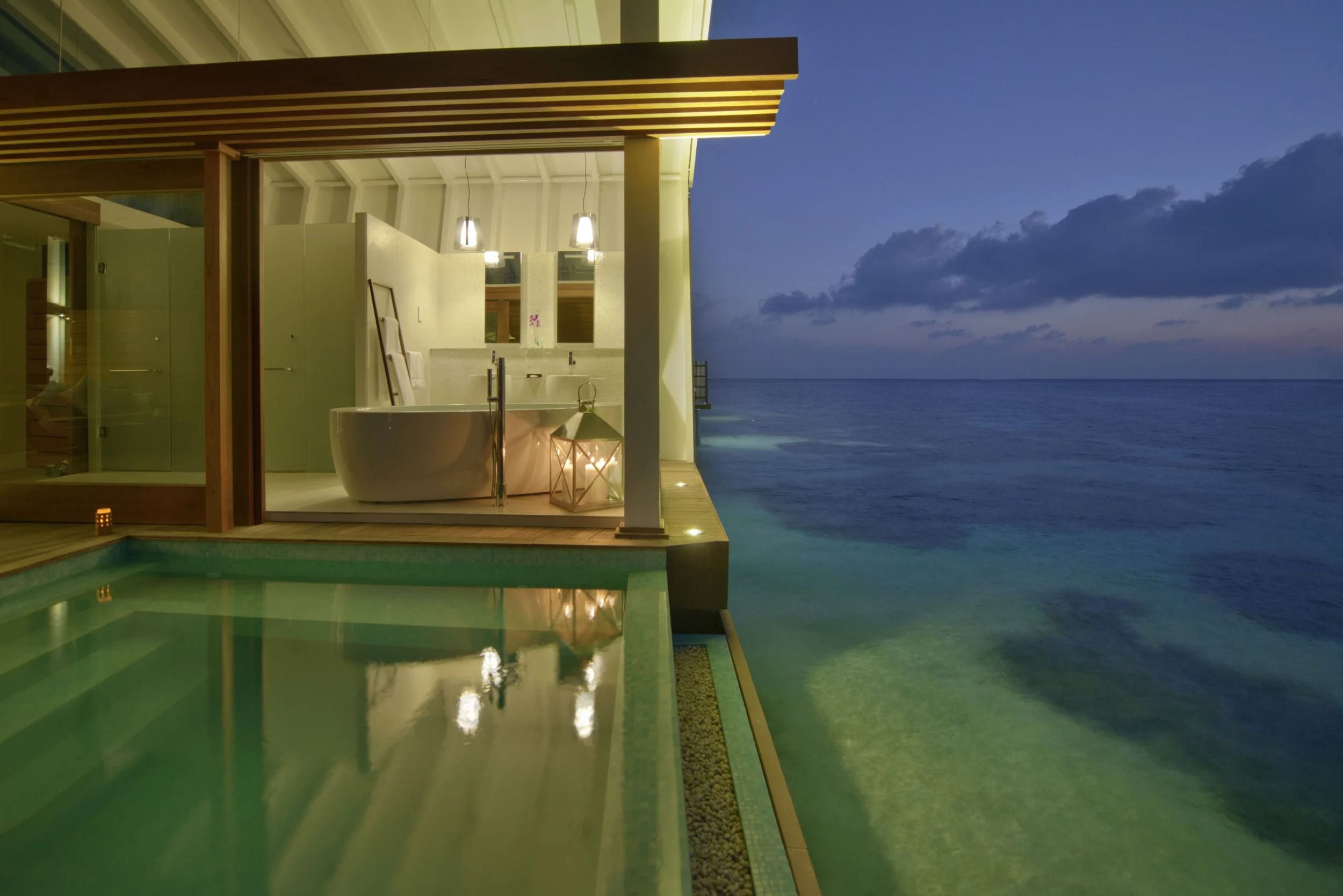 Ocean Pool Villa - Exterior Pool - Kandolhu Maldives