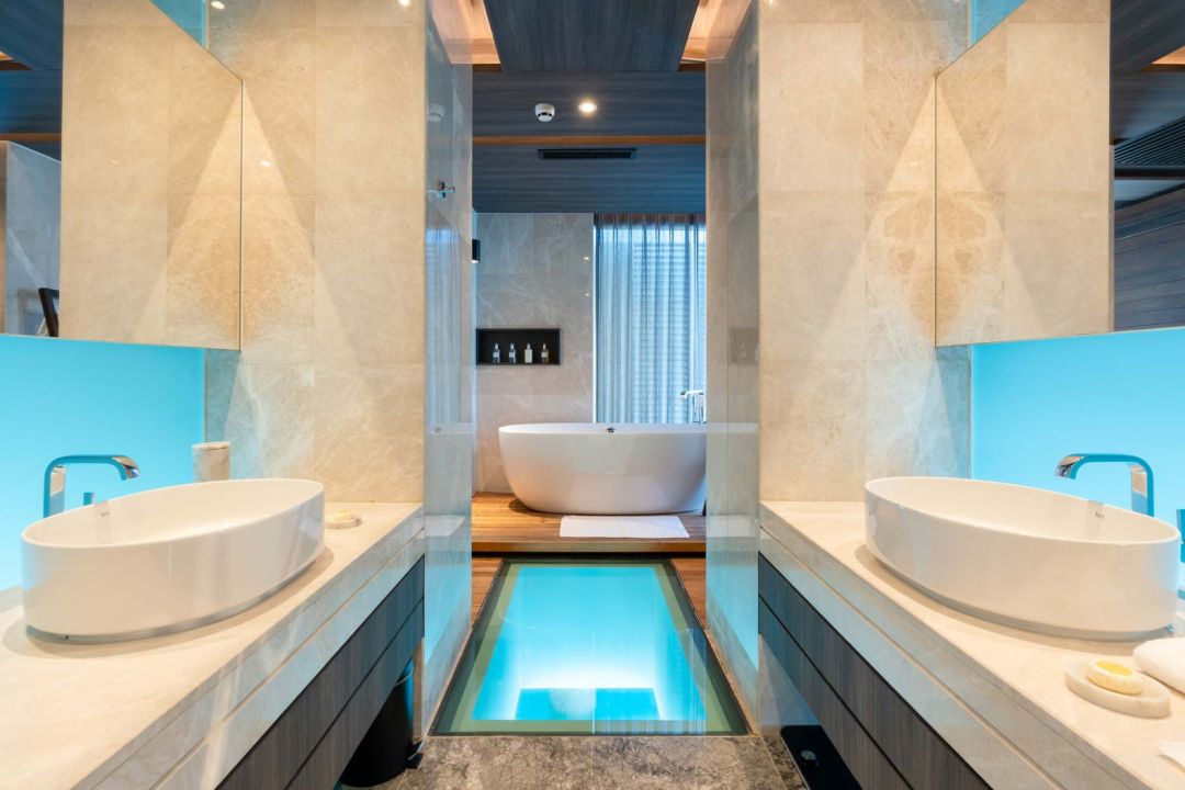 Madifushi Private Island Maldives - Grand Madifushi Aqua Pool Villa - bathroom