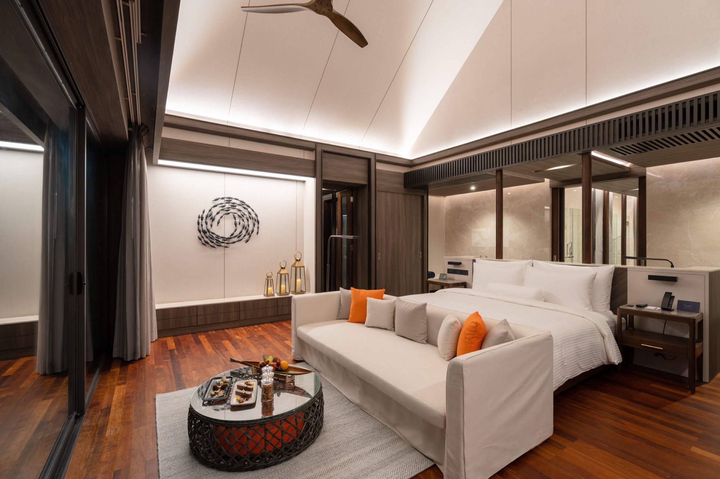 Madifushi Private Island Maldives - Two-Bedroom Serene Pool Villa - Bedroom